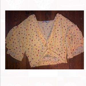 Floral crop top